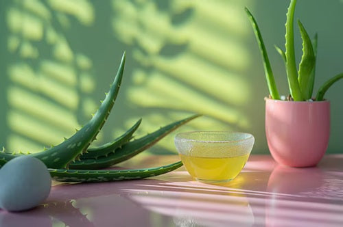 DIY Aloe Vera Collagen Gel Face Masks
