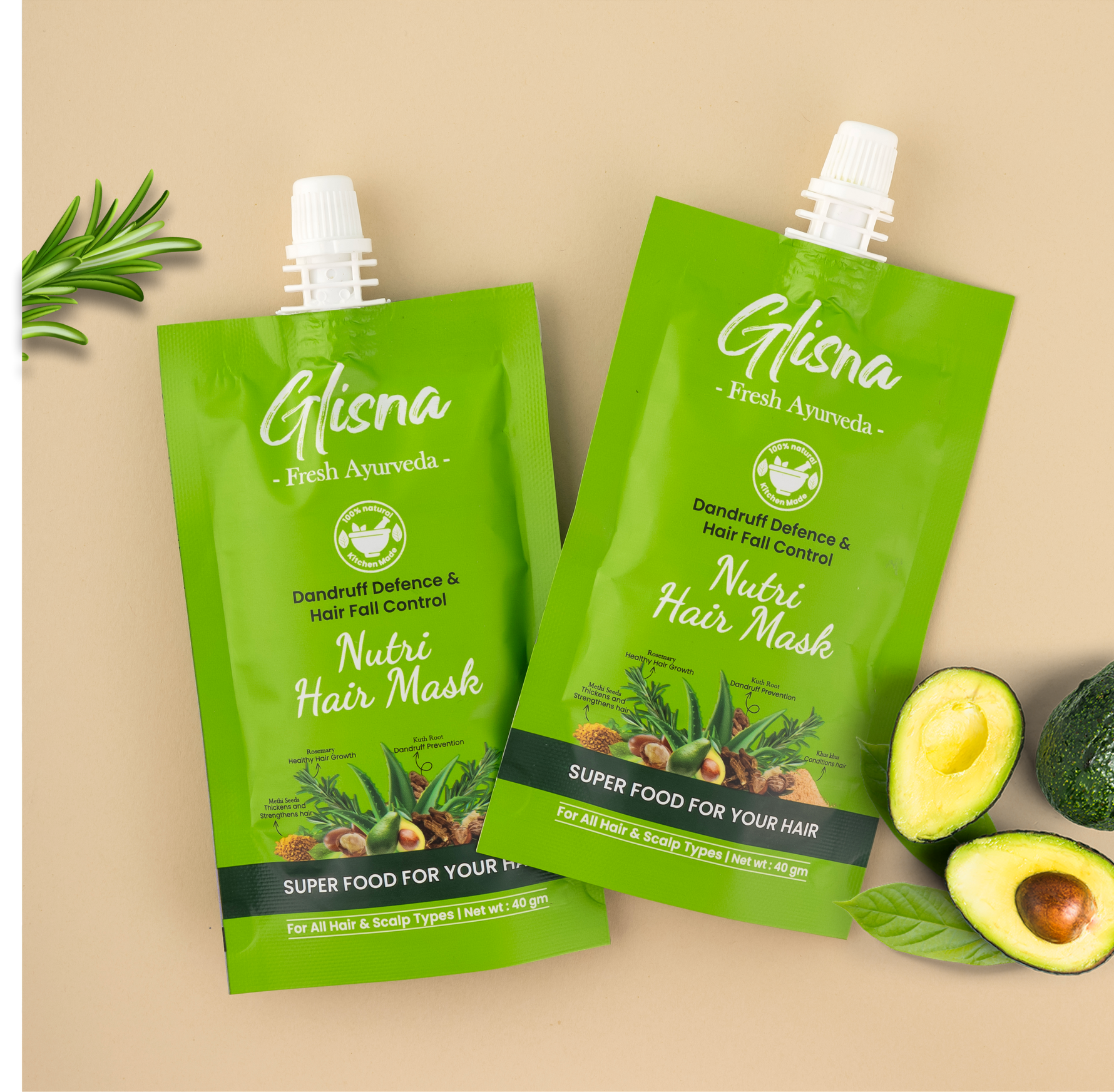 Hair Fall Defence Hair Mask - Glisna