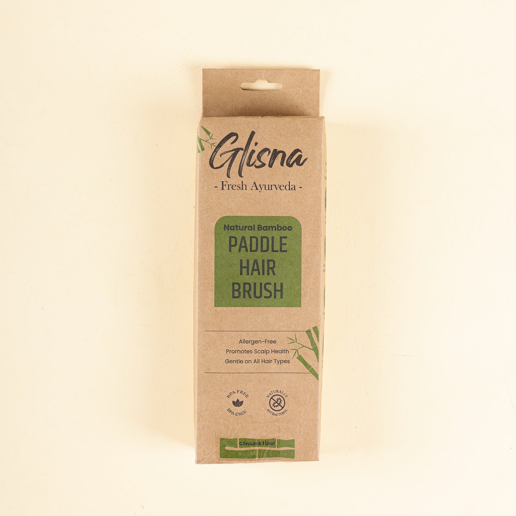 Paddel Bamboo Comb - Glisna