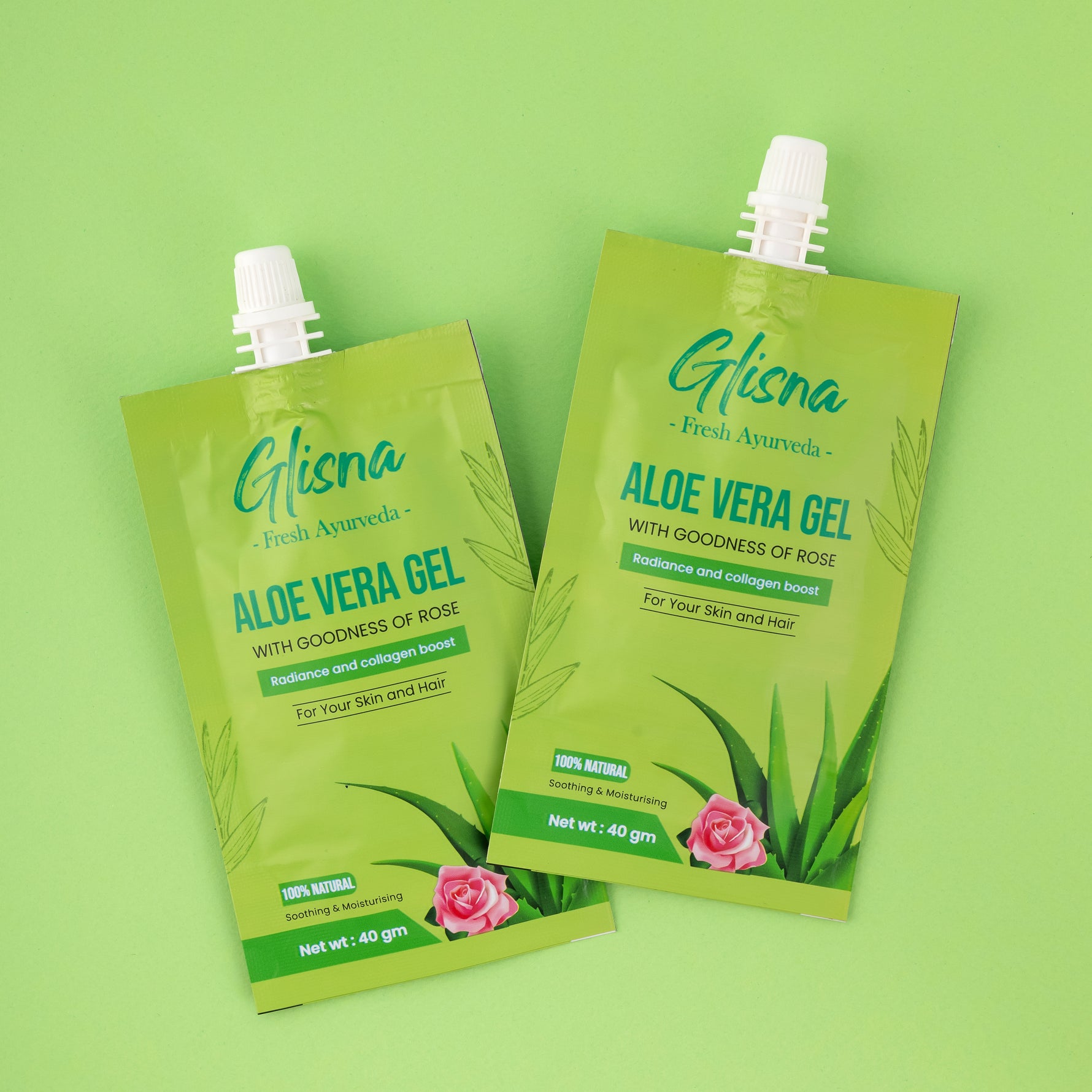 Collagen Boosting Aloe Vera Gel - Glisna