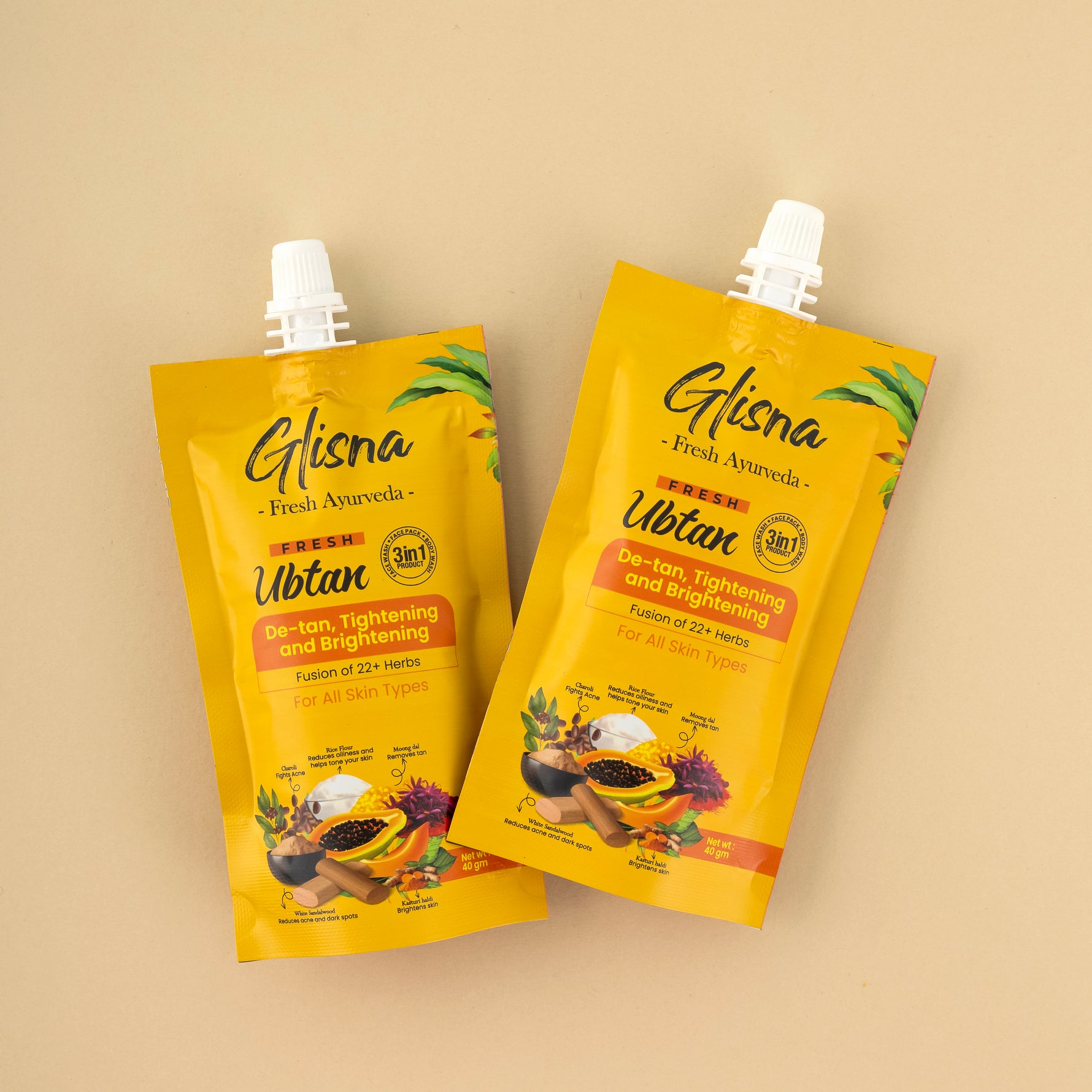 De-Tanning Ubtan - Glisna