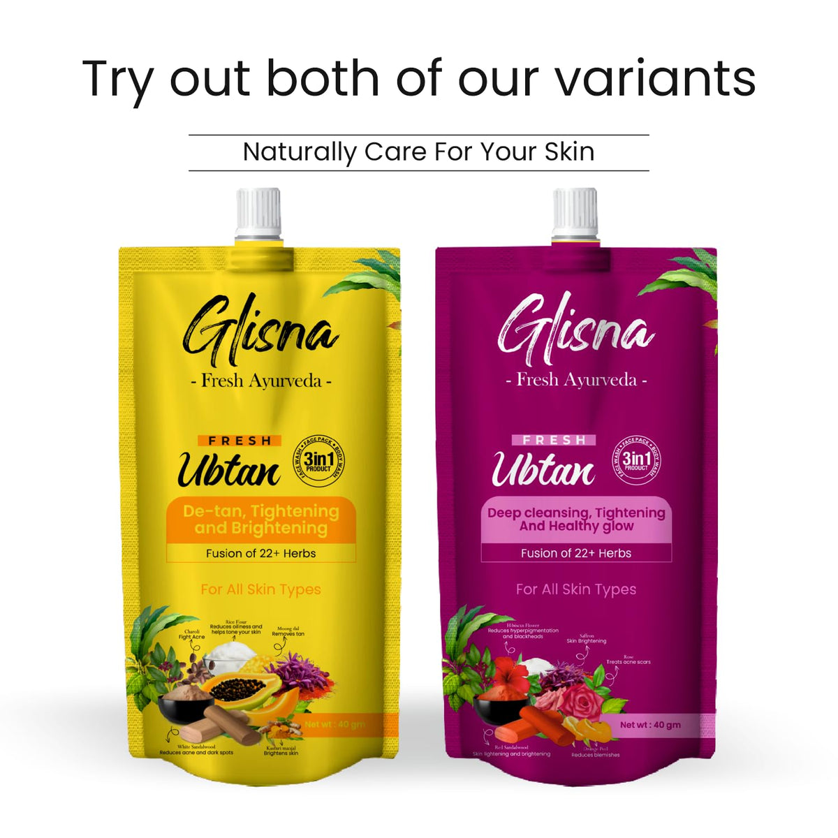 Healthy Glow Ubtan - Glisna