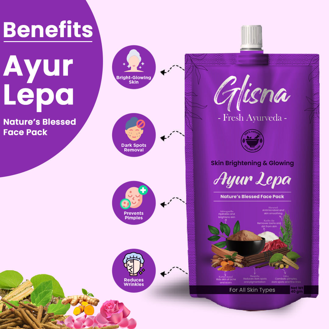 Ayur Lepa Face Pack - Glisna