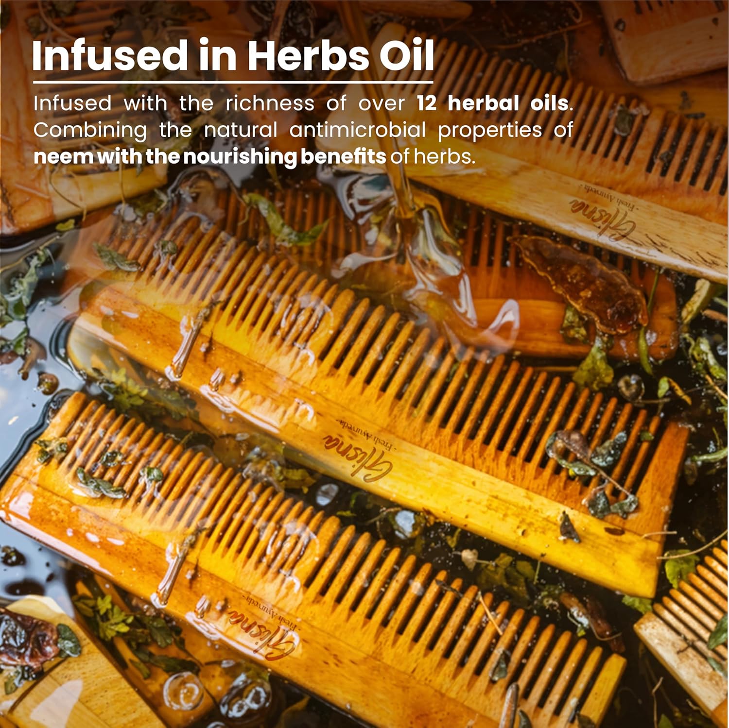 Detangling Neem Comb - Glisna