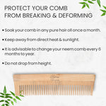 Detangling Neem Comb - Glisna