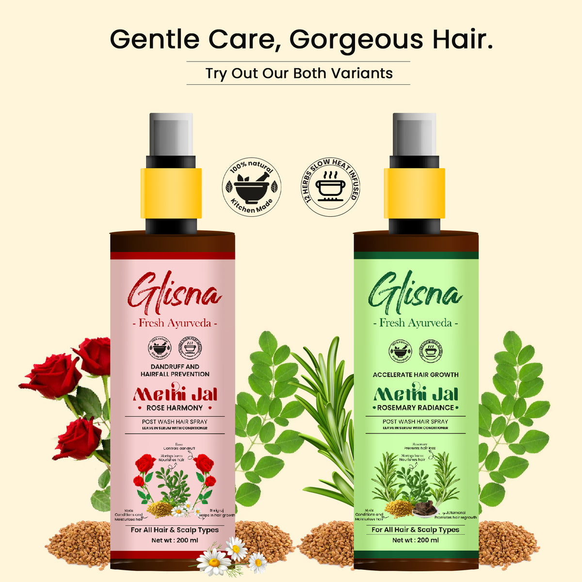 Hair Growth Methi Jal - Glisna