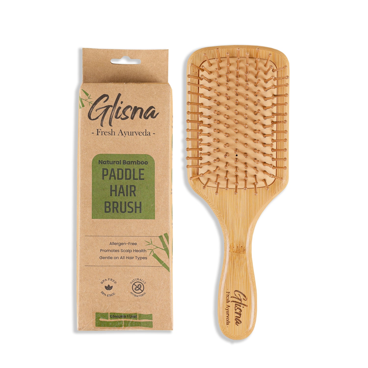 Paddel Bamboo Comb