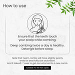 Pocket Neem Comb - Glisna