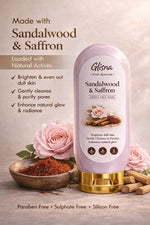 Sandalwood & Saffron Face Wash - Glisna