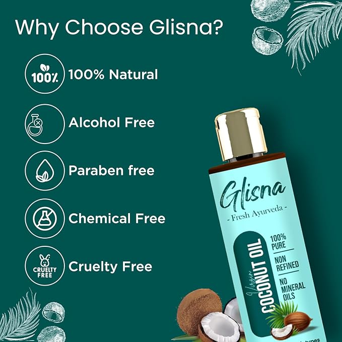 Coconut Pure Oil - Glisna