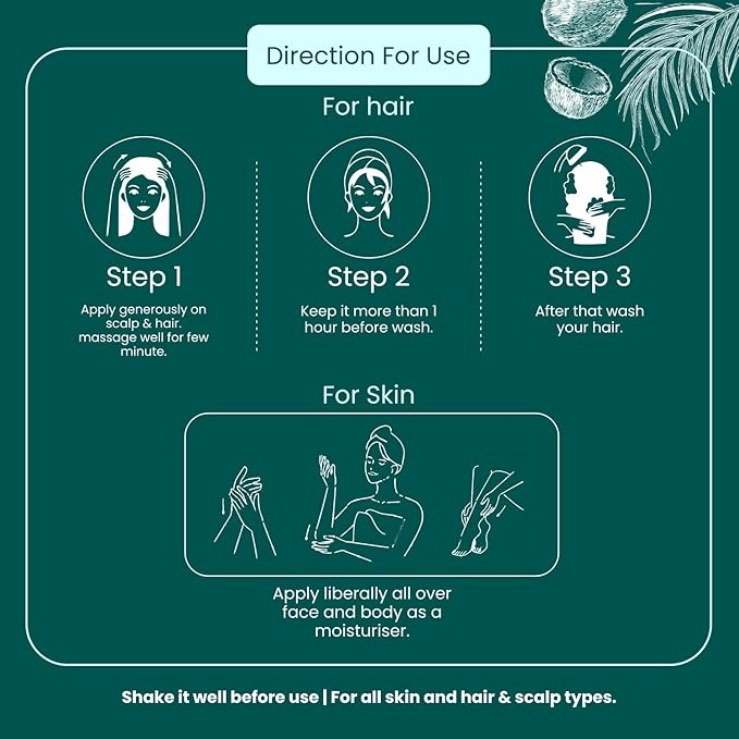 Coconut Pure Oil - Glisna