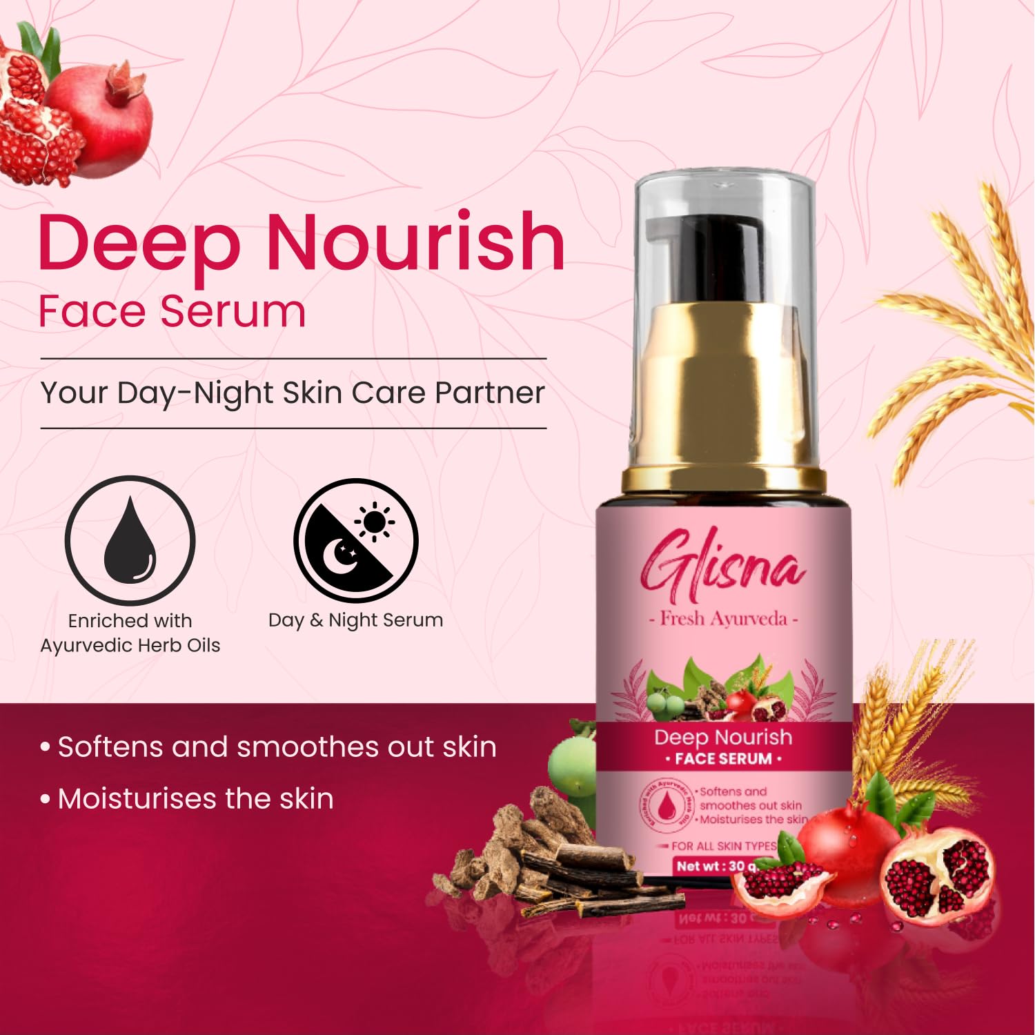 Deep Nourish Serum - Glisna
