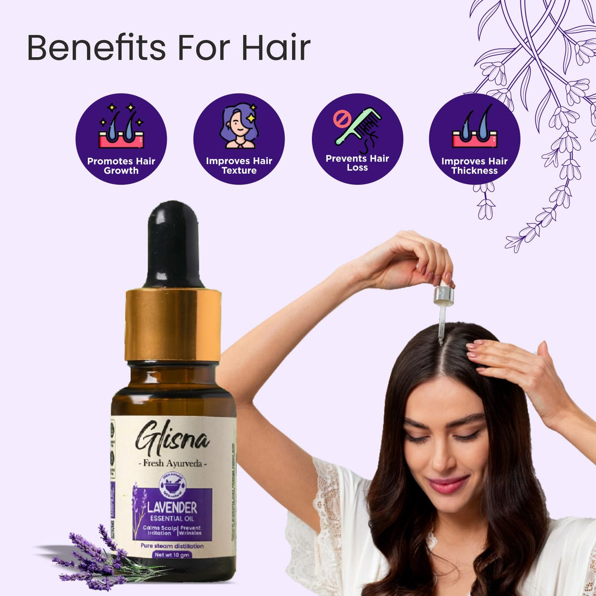 Lavender Essential Oil - Glisna