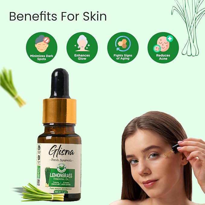 Lemongrass Essential Oil - Glisna