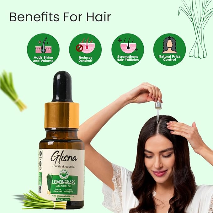 Lemongrass Essential Oil - Glisna