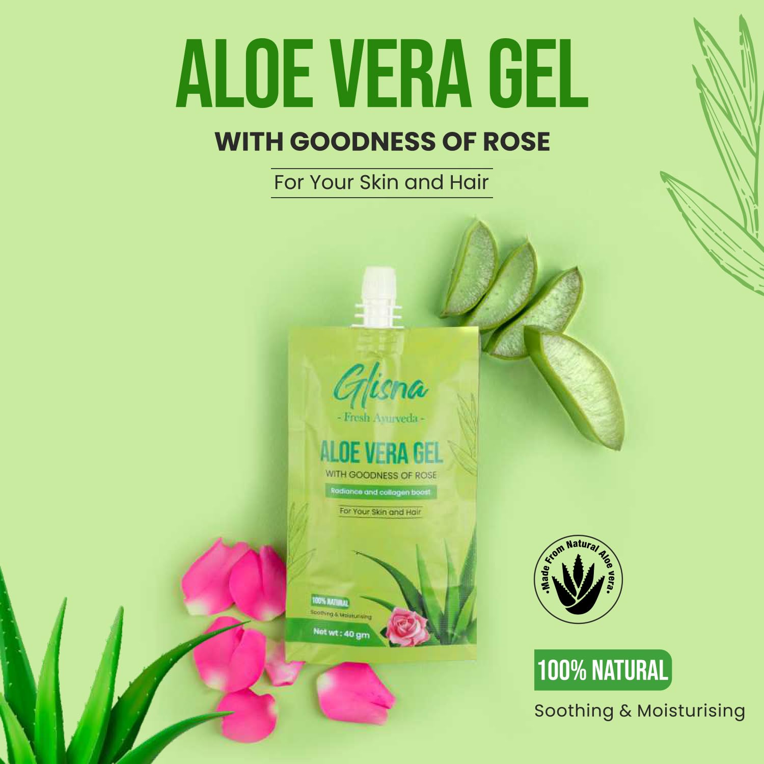 Collagen Boosting Aloe Vera Gel