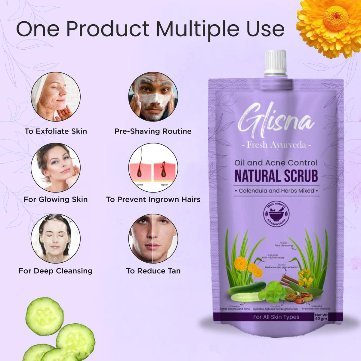 Acne Control Scrub - Glisna