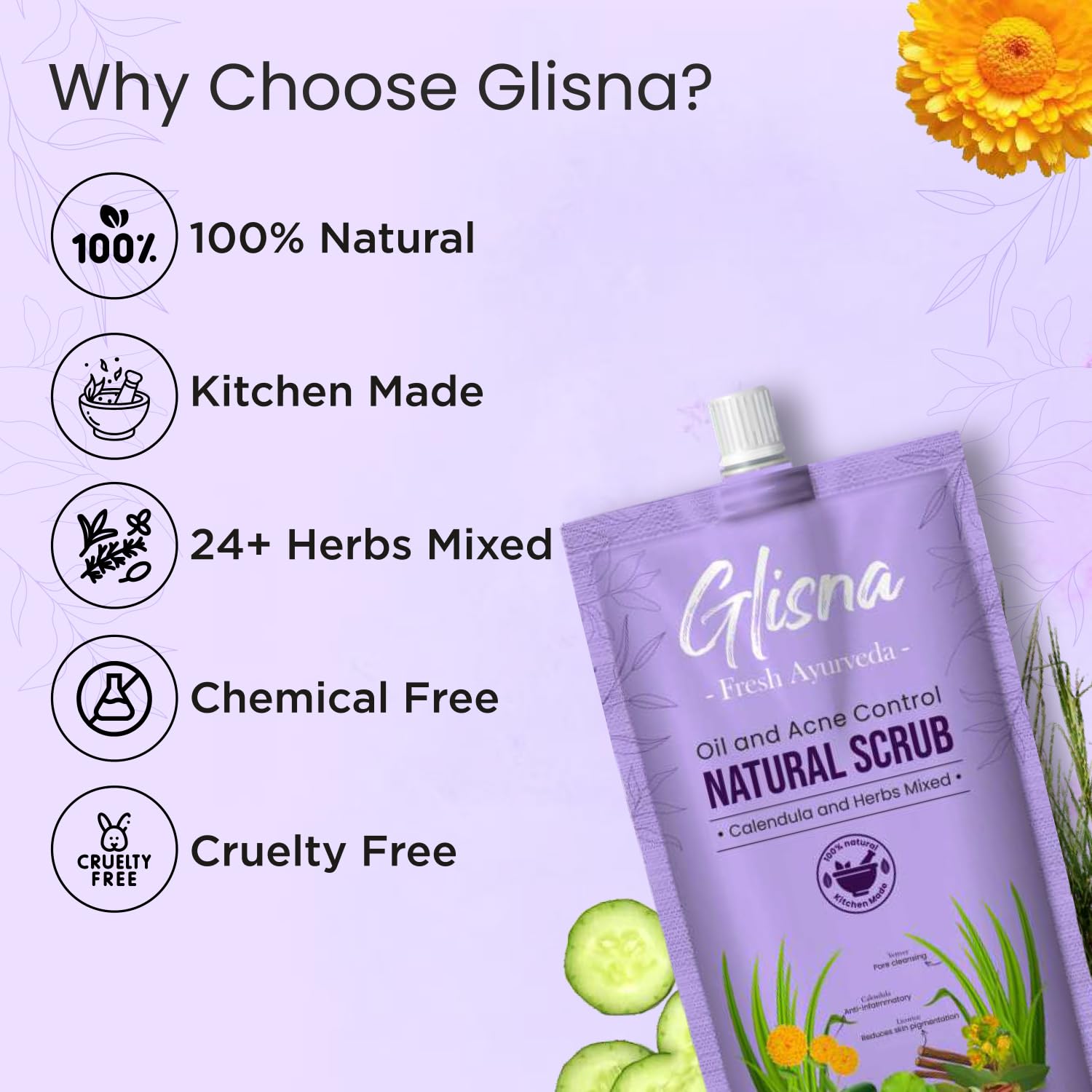 Acne Control Scrub - Glisna