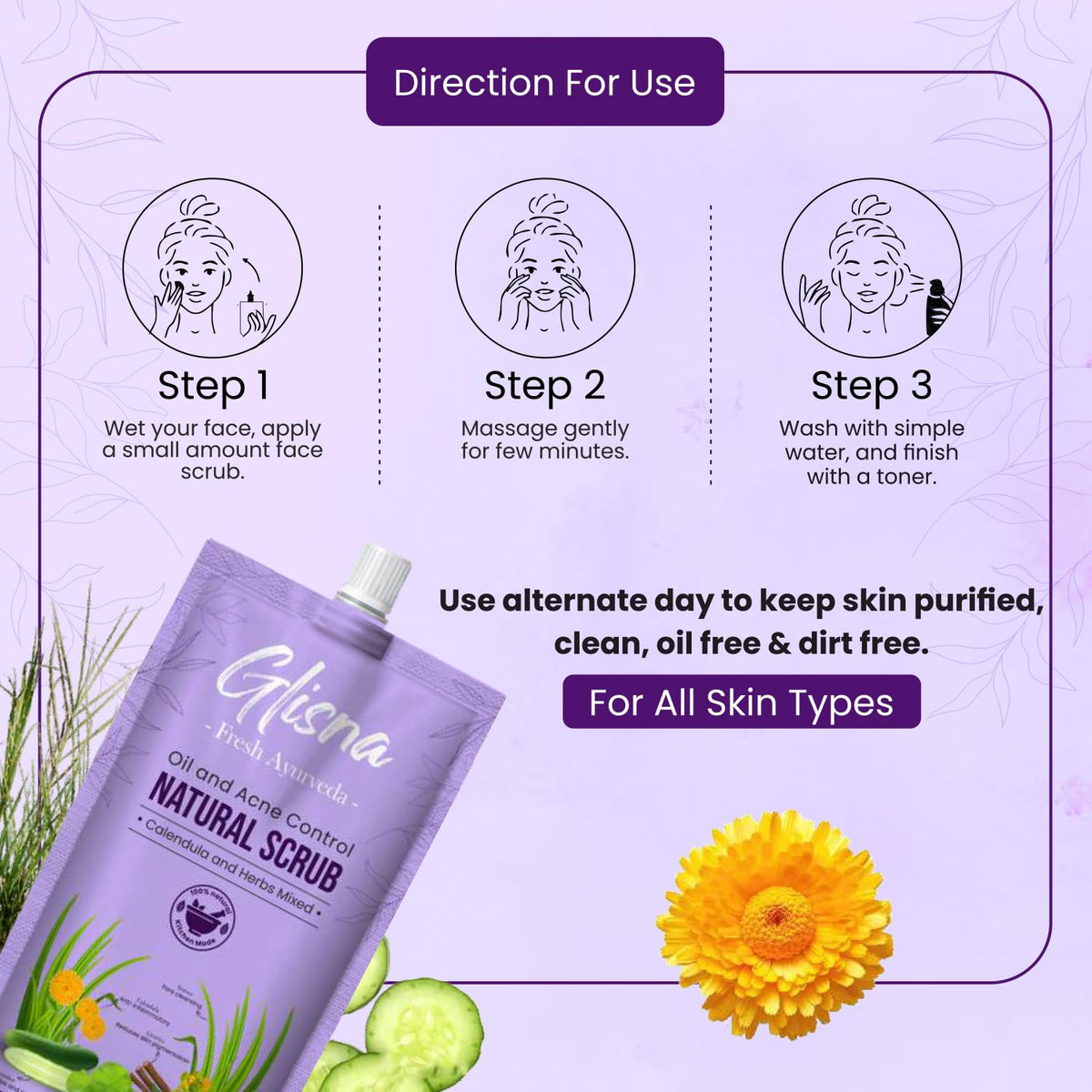 Acne Control Scrub - Glisna