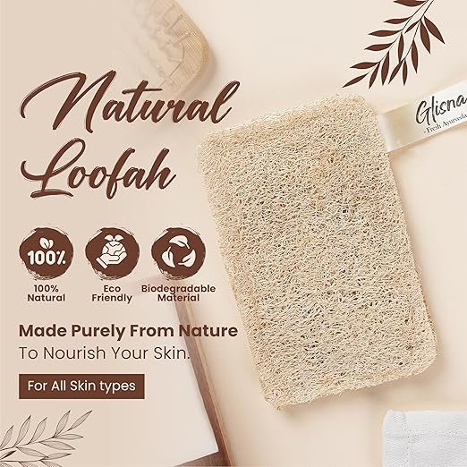 Rectangular Loofah PACK OF 2 - Glisna