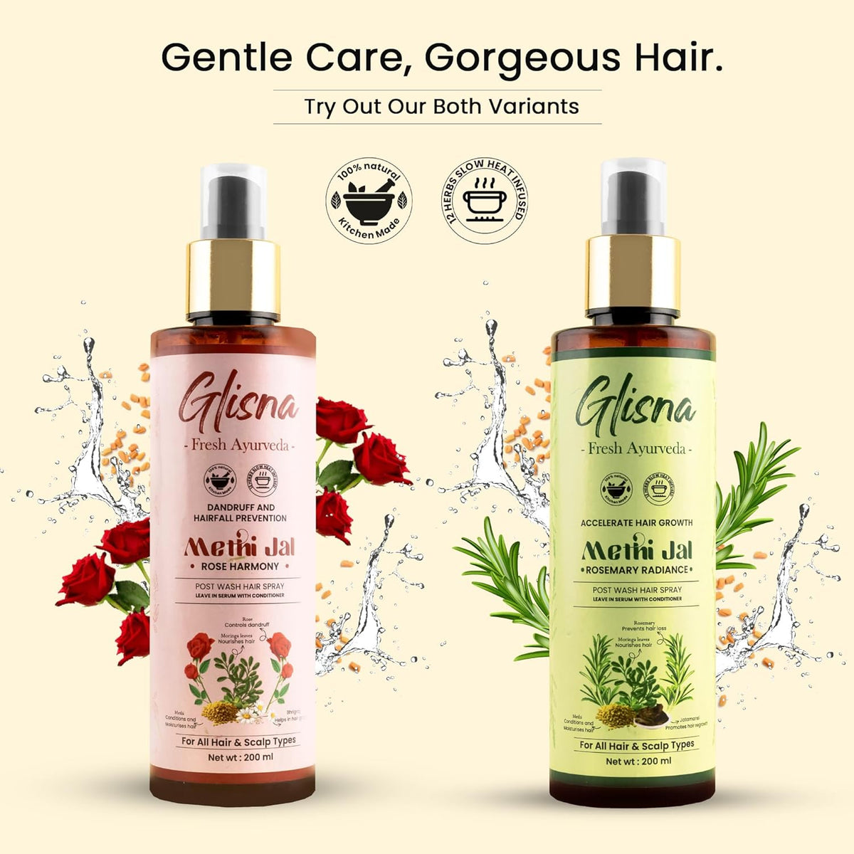 Dandruff Preventing Methi Jal - Glisna