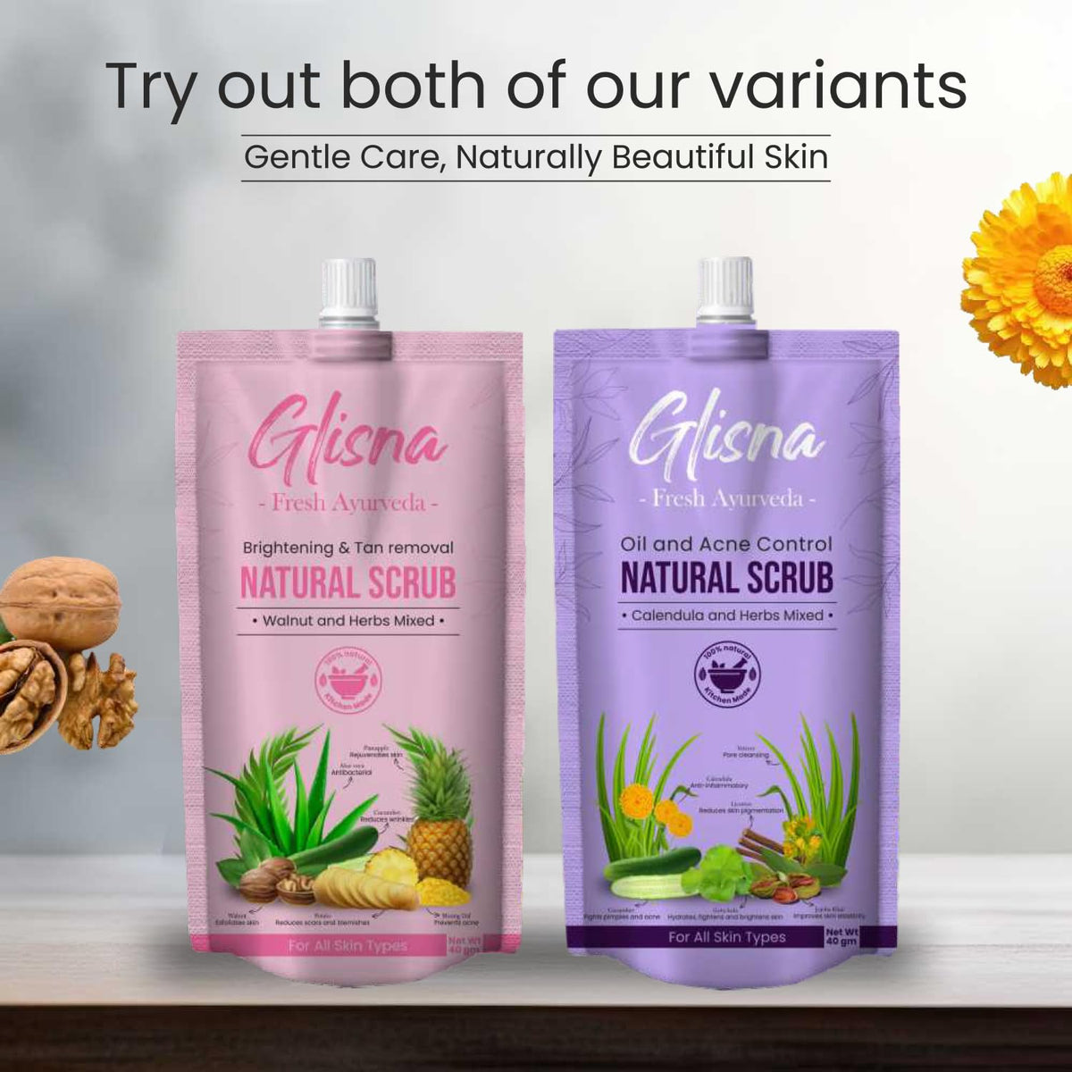 Tan Removal Scrub - Glisna